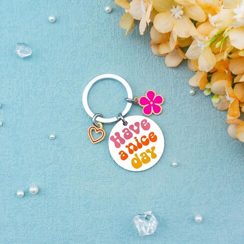 igvean Funny White Elephant Gifts for Adults Have A Nice Day Keychain Gag Gifts for Women Funny Coworker Gifts for Friend in Saudi Arabia