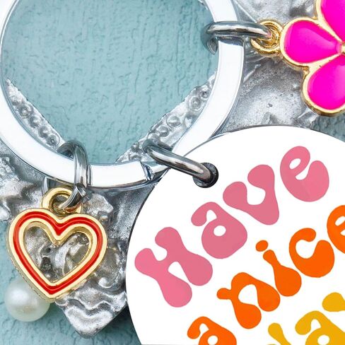 igvean Funny White Elephant Gifts for Adults Have A Nice Day Keychain Gag Gifts for Women Funny Coworker Gifts for Friend in Saudi Arabia