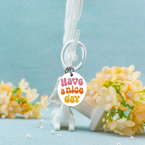 igvean Funny White Elephant Gifts for Adults Have A Nice Day Keychain Gag Gifts for Women Funny Coworker Gifts for Friend in Saudi Arabia