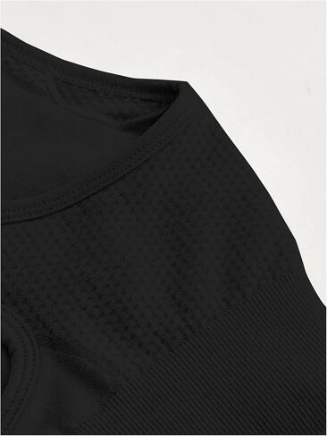 MakeMeChic Women's Racerback Sports Bras Cut Out Round Neck Sleeveless Workout Yoga Bras in Saudi Arabia