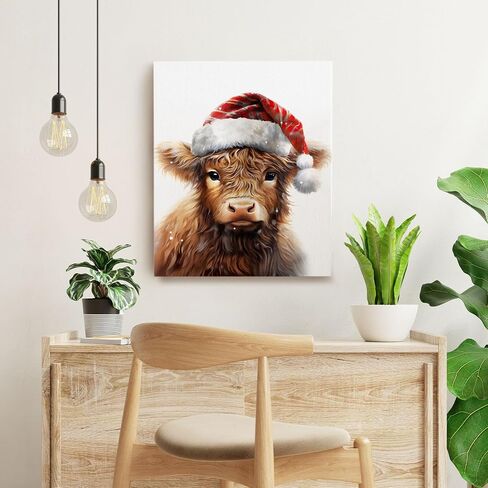 Snowman Wall Decor, Christmas Wall Decor, Black Snowman Wall Art Prints, Winter Wall Art Decor, Christmas Wall Decorations for Home Office Living Room Bedroom, 11x14 Inches Framed in Saudi Arabia