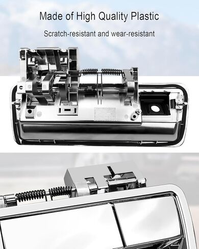 مقبض الباب الخلفي متوافق مع Nissan Armada 2004-2015، مقبض الباب الخلفي يحل محل 90606-ZZ90E 90606-ZQ78A، مقبض الباب الخلفي الخارجي مع فتحة الكاميرا فضي in Kuwait