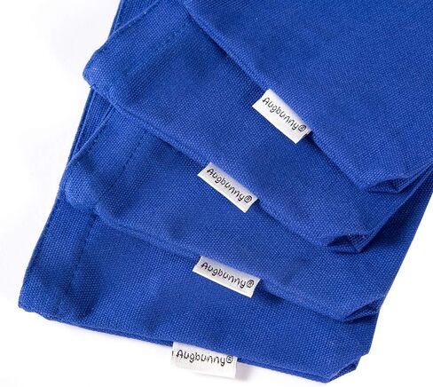 حقيبة مكياج بسحاب من القماش القطني متعددة الأغراض، عبوة من 4 قطع in Kuwait