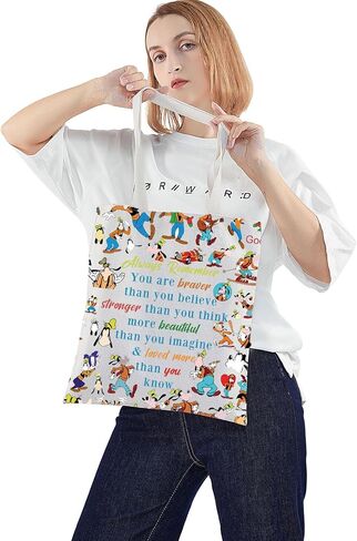 WZMPA Goofy Cosmetic Bag Goofy Fans Gift You Are Braver Stronger Smarter Than You Think Goofy Makeup Zipper Pouch Bag Goofy Merchandise (Goofy Always) in Saudi Arabia