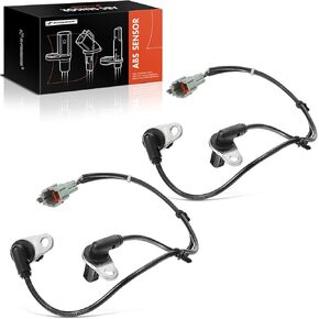 A-Premium ABS Wheel Speed Sensor Compatible with Infiniti Models - FX35, FX45 2003-2008, Sport Utility - Rear Driver and Passenger Side, 2-PC Set, Replace# 47900-CG000, 47900CG000