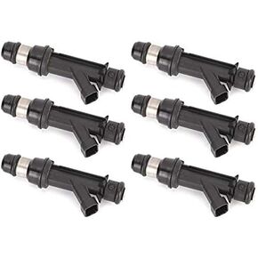 25313185 25317671 6Pcs Fuel Injectors Nozzle FJ319-E 832-11178-E Compatible With 02-04 Buic-k Chev-y Oldsmobile GMC Isuz-u 4.2L L6 in Kuwait