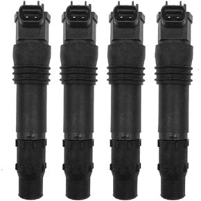 Amrxuts 4pcs 129700-4400 Ignition Coil Packs for Suzuki GSX1300R Hayabusa 1300R 1999-2009/2011 /2012 GSX1300RZ Hayabusa 1300RZ 1999-2007