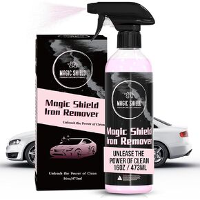 Iron Remover Spray for Cars 68oz – pH-Neutral Iron and Fallout Remover for Car, Motorcycle, RV & Boat | 5-Minute Reaction, Effective on Wheels & Paint | All-In-One Solution Iron Remover Car Detailing