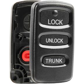 Replacement for 1999-2006 Chrysler Dodge Mitsubishi 4-Button Remote Key Fob Shell Case G8D-522M-A (Set of 2)