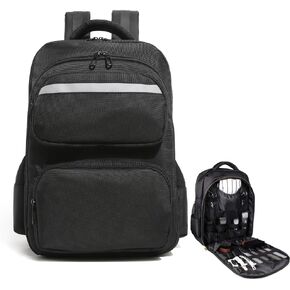 Large Barbers bags for Clippers and Supplies Makeup Backpack Bag Organizer for Hairstylists Bookbag for Travel Tools Bag for Men