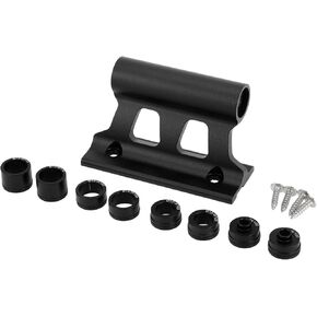 X AUTOHAUX 1 Set Universal Quick Release Bike Fork Mount Rack for 0.25 Inch (6.5mm) Thru Axle with Aluminum Alloy Anti-Corrosion Black