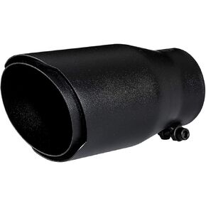 Black Exhaust tip - 3 Inch Inlet Bolt on Design- Stainless Steel Car Muffler Tips 3" ID x 4"OD x 8"L in Kuwait