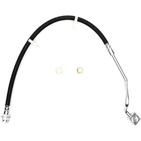 Dynamic Friction Company Front Left Brake Line Hose 350-54360 For 1999-2004 Ford F-350 Super Duty, 2000-2004 Ford F-250 Super Duty