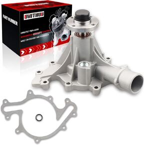 Engine Water Pump Automotive w/Gasket 43070 1252101 Compatible for Ford F150 E150 E250 Econoline Club Wagon Essex 4.2L 1997-2008
