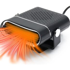 سخان سيارة 12 فولت يمكن توصيله بولاعة السجائر، سخان محمول 150 وات لسيارات الدفع الرباعي، ومزيل صقيع الزجاج الأمامي، ومزيل الجليد in Kuwait