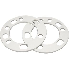 IRONTEK 6mm 5x135 5x5.5 5x139.7 6x135 6x139.7 6x5.5 Wheel Spacers (Hub Bore 108mm) Fit 5x135 5x5.5 6x135 6x139.7 Bottle Pattern 1/4" Thickness Hub Spacers 4PCS