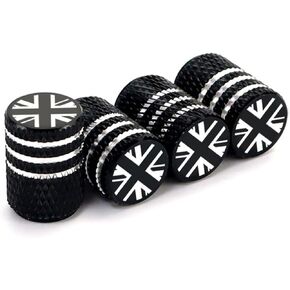 4pcs Tire Valve Stem Caps Fit for Mini Car Accessories Universal Tire Air Caps Dust Caps Suit for for Cars, SUVs, Bicycles, Motorcycles, Trucks Wheel Accessories