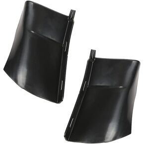 PIT66 Rear Bumper Filler, Compatible with 86-90 Chevy Caprice/Impala 2Pcs Rear Bumper Quarter Panel Fillers Kit Black