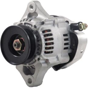 RAREELECTRICAL New Chevy Mini Alternator Compatible With Denso Street Rod Race 1-Wire New 40 Amp 8162 Type