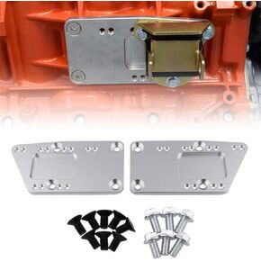 RULLINE Motor Mount Adapter Plate SBC Vehicle to LS Engine Universal Swap Bracket Small Block LS Conversion Adjustable LS1 LS3 LS2 LQ4 LQ9 LS6 L92 L99 L33 LR4 Billet