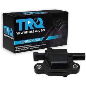 TRQ Ignition Coil Square Style New for 2016-2018 Camaro 6.2L / 2014-2018 Corvette 6.2L / 2014-2018 Silverado 1500 4.3L 5.3L 6.2L / 2015-2018 Tahoe 5.3L 6.0L / 2014-2018 Sierra 1500 4.3L 5.3L 6.2L