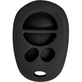 Keyless2Go Replacement for New Silicone Cover Protective Case for 4 Button Remote Key Fobs with FCC GQ43VT20T - Black