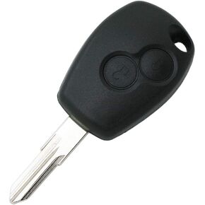 SEGADEN Replacement Key Shell Compatible with RENAULT Clio DACIA Logan Sandero 2 Button Keyless Entry Remote Key Case Fob PG350B