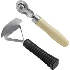 أدوات إصلاح إطارات السيارة من ماندارك، قطعتان من عجلات تلميع إطارات السيارة مع قاطع كشط أسطواني لرقعة الإطارات، مجموعة ملحقات تلميع إطارات السيارة، عالمية لدراجة السيارة والدراجة النارية in Kuwait