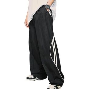 Y2K Parachute Cargo Pants Vintage Baggy Wide Leg Trendy Sweatpants Joggers Streetwear Pants