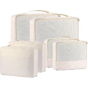 DoubleTrip Packing Cubes for Suitcases Carry on Luggage Organizer 6 Set Travel Accessories Lightweight Storage Bag Space Saver Clothes Pouch Large