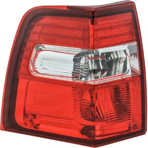 TRQ Left Rear Tail Light Assembly Compatible with 2007-2017 Ford Expedition