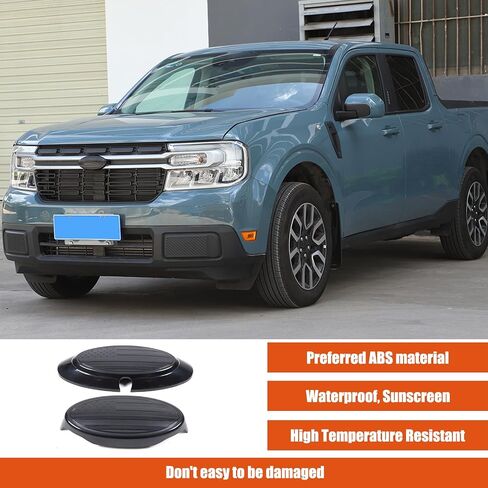 غطاء إطاري لشعار الباب الخلفي للسيارة الأمامي والخلفي شعار علم الولايات المتحدة الأمريكية لسيارة Ford Maverick 2022-2024 غطاء تزيين شعار الشعار (الأمامي والخلفي) in Kuwait