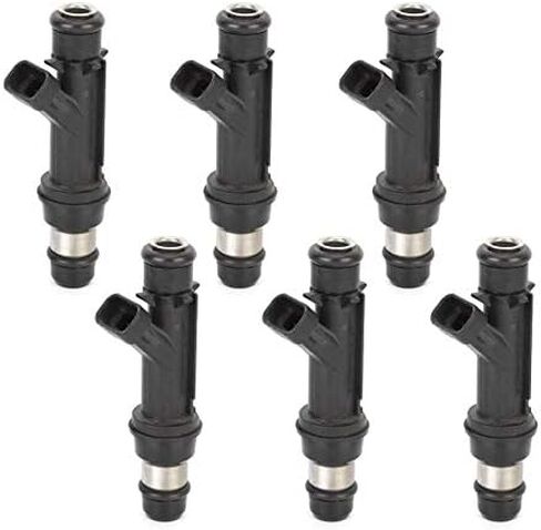 25313185 25317671 6 قطعة فوهة حقن الوقود FJ319-E 832-11178-E متوافق مع 02-04 Buic-k Chev-y Oldsmobile GMC Isuz-u 4.2L L6 in Kuwait