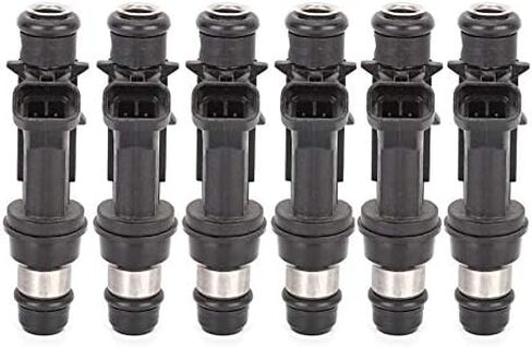 25313185 25317671 6 قطعة فوهة حقن الوقود FJ319-E 832-11178-E متوافق مع 02-04 Buic-k Chev-y Oldsmobile GMC Isuz-u 4.2L L6 in Kuwait