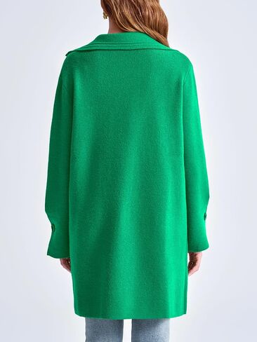 Saodimallsu Womens Long Cardigan Sweaters Oversized Chunky Knit Lapel Button Long Sleeve Sweater Jacket Coats in Saudi Arabia