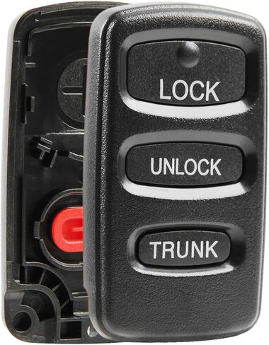 Replacement for 1999-2006 Chrysler Dodge Mitsubishi 4-Button Remote Key Fob Shell Case G8D-522M-A (Set of 2) in Saudi Arabia