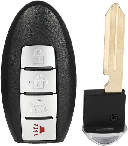 SCITOO 1 PC Key Fob Shell Case Keyless Entry Remote Control Fits 2010-2012 for Infiniti FX35 2013 for Infiniti FX37 2007-2012 for Nissan Altima 09-14 for Nissan Maxima (FCC KR55WK48903) 4 Buttons in Saudi Arabia