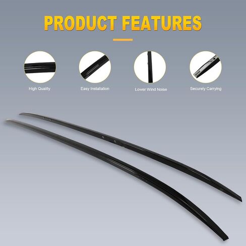 OCPTY Roof Rack Side Rails For Mazda CX-9 2016-2023 Luggage Racks Rooftop Cargo Carrier Bag Luggage Kayak Canoe Bike Snowboard Skiboard in Saudi Arabia