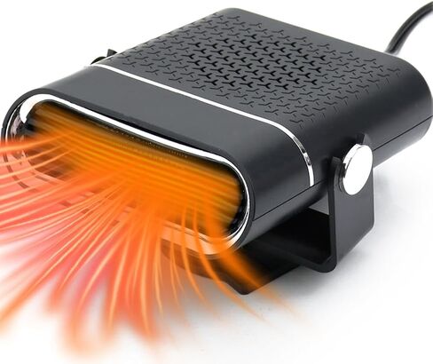 سخان سيارة 12 فولت يمكن توصيله بولاعة السجائر، سخان محمول 150 وات لسيارات الدفع الرباعي، ومزيل صقيع الزجاج الأمامي، ومزيل الجليد in Kuwait