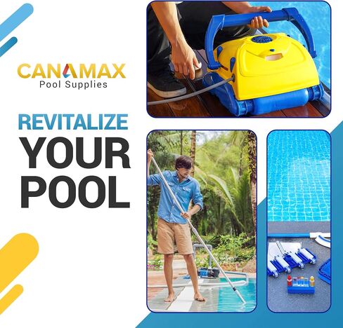 Canamax Premium 896584000-143 Blue Front Tire Kit with Super Hump Pool Cleaner - Fits Poolvergnuegen Parts 2X, 4X, Pressure Wheels - Pack of 2 in Saudi Arabia
