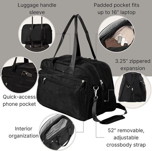 Baggallini عطلة نهاية الأسبوع الجديدة القابلة للتوسيع in Kuwait