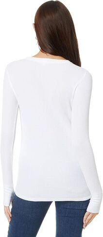 Mod-o-doc Women's Long Sleeve Crew Neck Tee with Thumbhole in Saudi Arabia