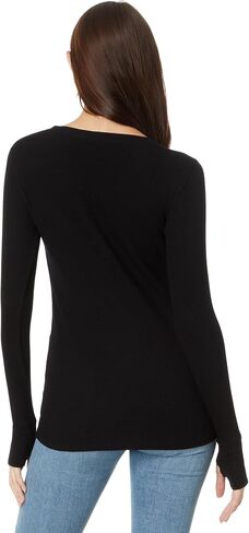 Mod-o-doc Women's Long Sleeve Crew Neck Tee with Thumbhole in Saudi Arabia