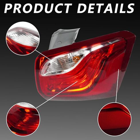 Tail Light Assembly Right Passenger Side for 2018-2020 Chevy Equinox Halogen Rear Brake Lamp, Replaces OEM GM2805132 19418087 in Saudi Arabia