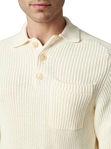 Joe's Men's Polo Long Sleeve Sweater in Saudi Arabia