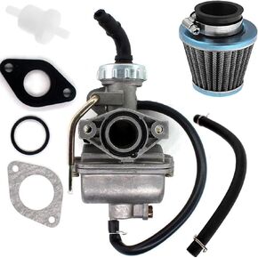 PZ20 Carburetor Fits for TAOTAO Coolster Kazuma Baja 125CC 110C 50CC 49CC 70CC 90CC 100CC ATA110 ATA110B Honda CRF50F XL75 CRF80F and Chinese Quad 4 Stroke ATV 4 Wheeler Go Kart Dirt Bike w/Air Filter
