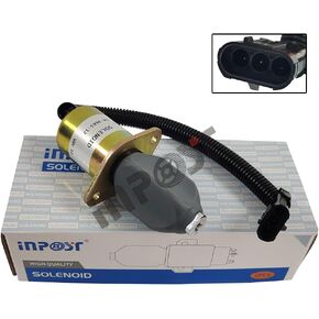 Shutoff Solenoid SA-3665-12 1753ES-12A6UC3B1S 12V For Cummins Yanmar