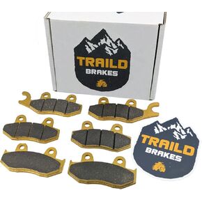 Yamaha YFZ 450R 2009-2025 and YFZ 450 2006-2011 & 2017 Ceramic Brake Pad Set Front and Rear
