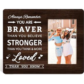 Inspirational Picture Frame For Women, Gifts For Birthday Christmas, Motivational Quotes Wooden Photo Frame, Encouragement Gifts For Women Friends Family Sister, Cheer Up Decor For Office Home-17