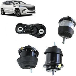 Motor Mount Transmission Mount Compatible with 2009 2010 2011 2012 2013 2014 2015 2016 2017 2018 2019 Traverse Enclave Acadia Saturn 3.6L Replace# A5549HY A5548HY A5444 A5458HY